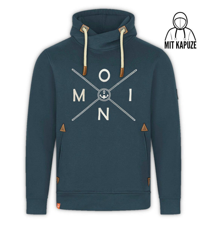 Moin Simple Seil (Stick) · Unisex Bio Schalkragen Hoodie-Unisex Bio Schalkragen Hoodie-Mooinzen