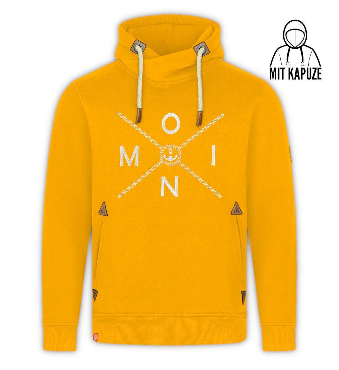 Moin Simple Seil (Stick) · Unisex Bio Schalkragen Hoodie-Unisex Bio Schalkragen Hoodie-Mooinzen