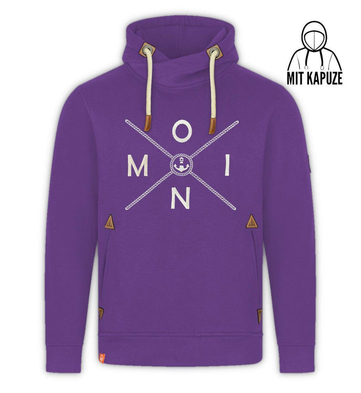 Moin Simple Seil (Stick) · Unisex Bio Schalkragen Hoodie-Unisex Bio Schalkragen Hoodie-Mooinzen