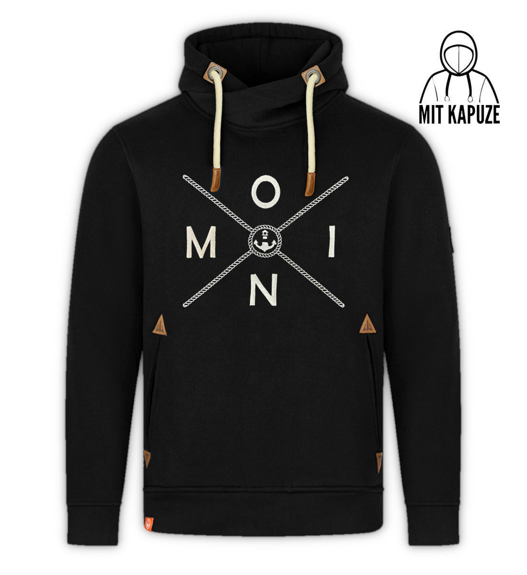 Moin Simple Seil (Stick) · Unisex Bio Schalkragen Hoodie-Unisex Bio Schalkragen Hoodie-Mooinzen