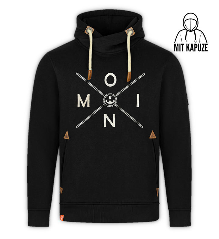 Moin Simple Seil (Stick) · Unisex Bio Schalkragen Hoodie-Unisex Bio Schalkragen Hoodie-Mooinzen