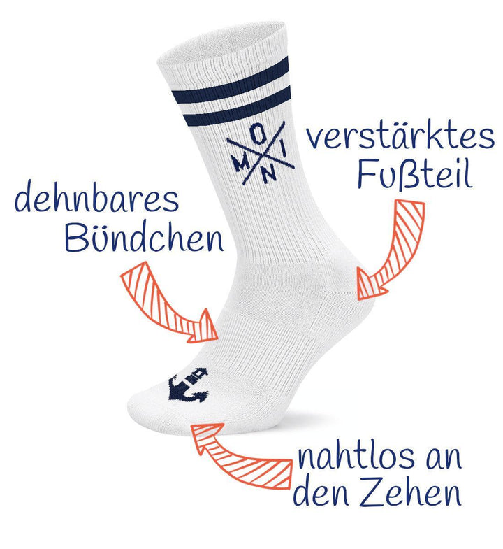 Moin Simple X · 4er-Pack Unisex Crew Socken (4 Paar)-Unisex Bio Crew Socken-Mooinzen