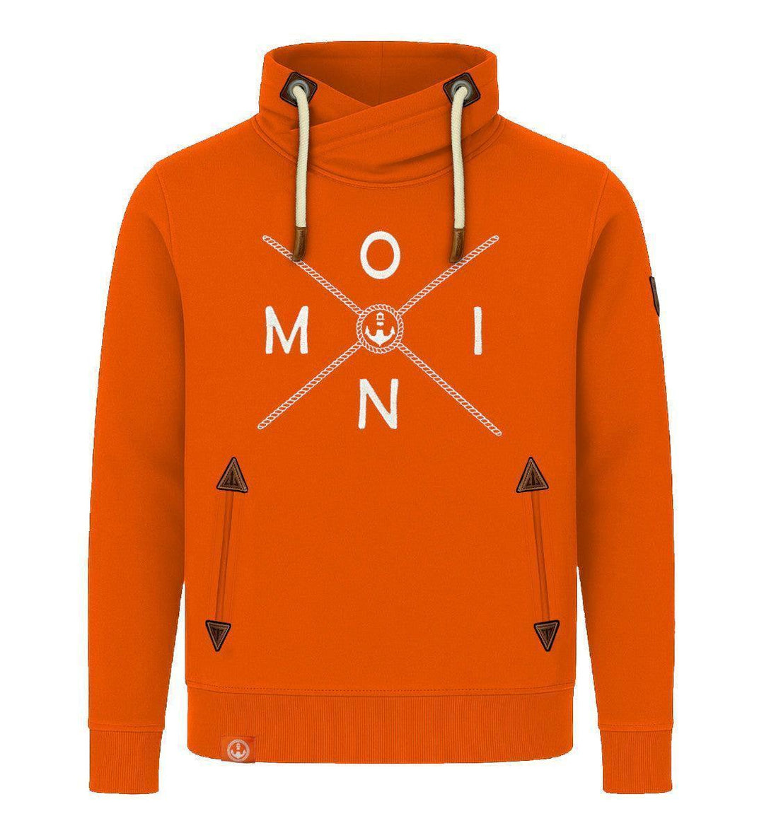 Moin Simple X · Unisex Bio Schalkragen Sweatshirt (ohne Kapuze)-Unisex Bio Schalkragen Sweatshirt-scarlet-ibis-S-Mooinzen