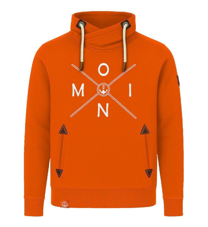 Moin Simple X · Unisex Bio Schalkragen Sweatshirt (ohne Kapuze)-Unisex Bio Schalkragen Sweatshirt-scarlet-ibis-S-Mooinzen