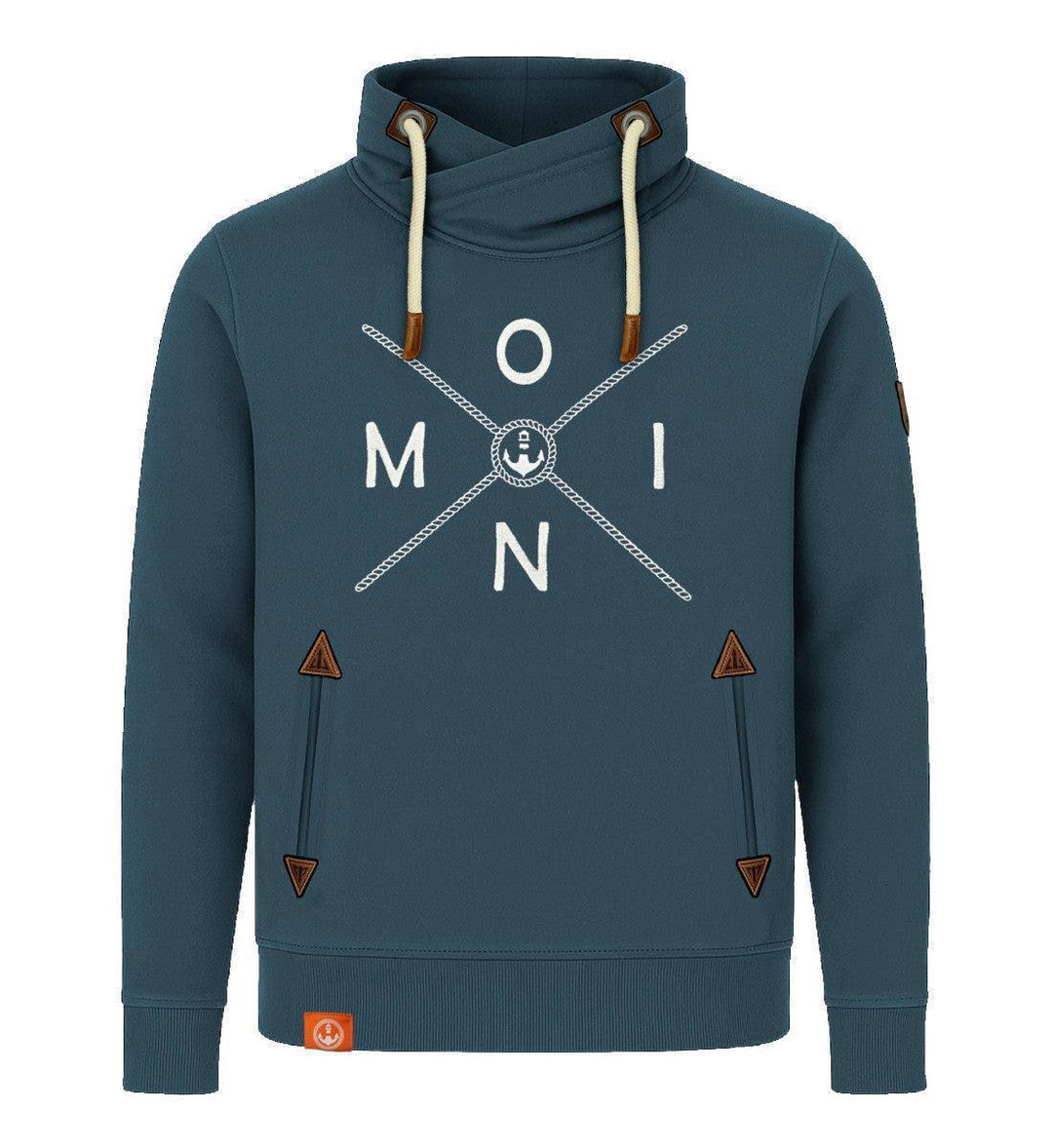 Moin Simple X · Unisex Bio Schalkragen Sweatshirt (ohne Kapuze)-Unisex Bio Schalkragen Sweatshirt-stargazer-S-Mooinzen