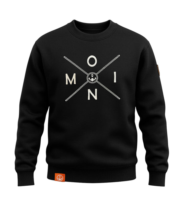 Moin Simple X · Unisex Signature Premium Bio Sweatshirt-Unisex Signature Bio Sweatshirt-black-beauty-S-Mooinzen