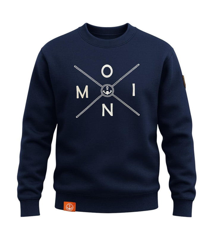Moin Simple X · Unisex Signature Premium Bio Sweatshirt-Unisex Signature Bio Sweatshirt-dress-blue-S-Mooinzen