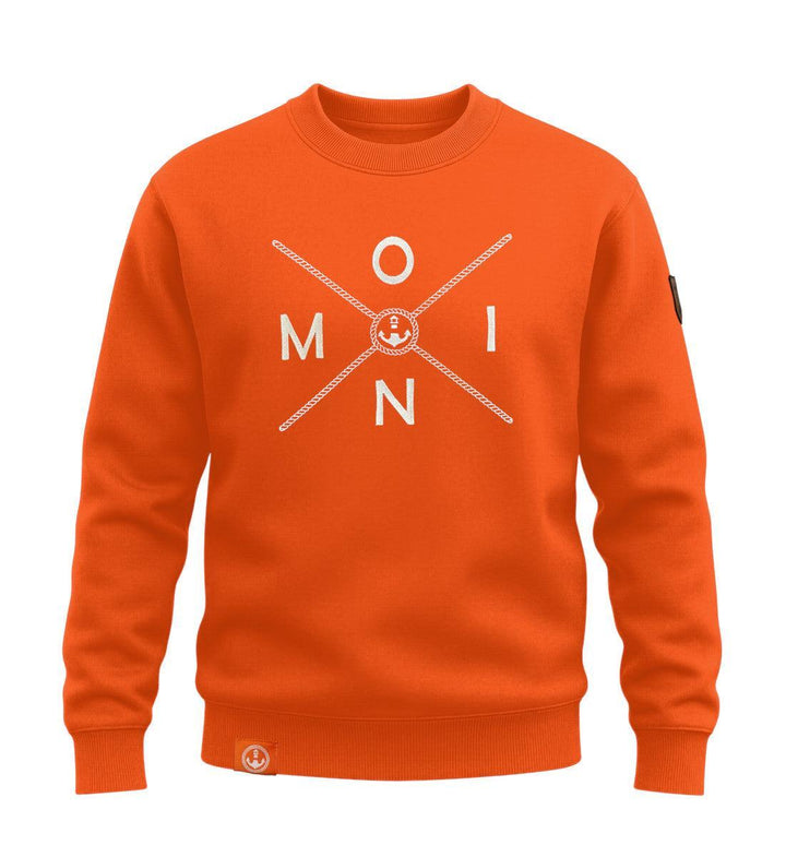 Moin Simple X · Unisex Signature Premium Bio Sweatshirt-Unisex Signature Bio Sweatshirt-scarlet-ibis-S-Mooinzen