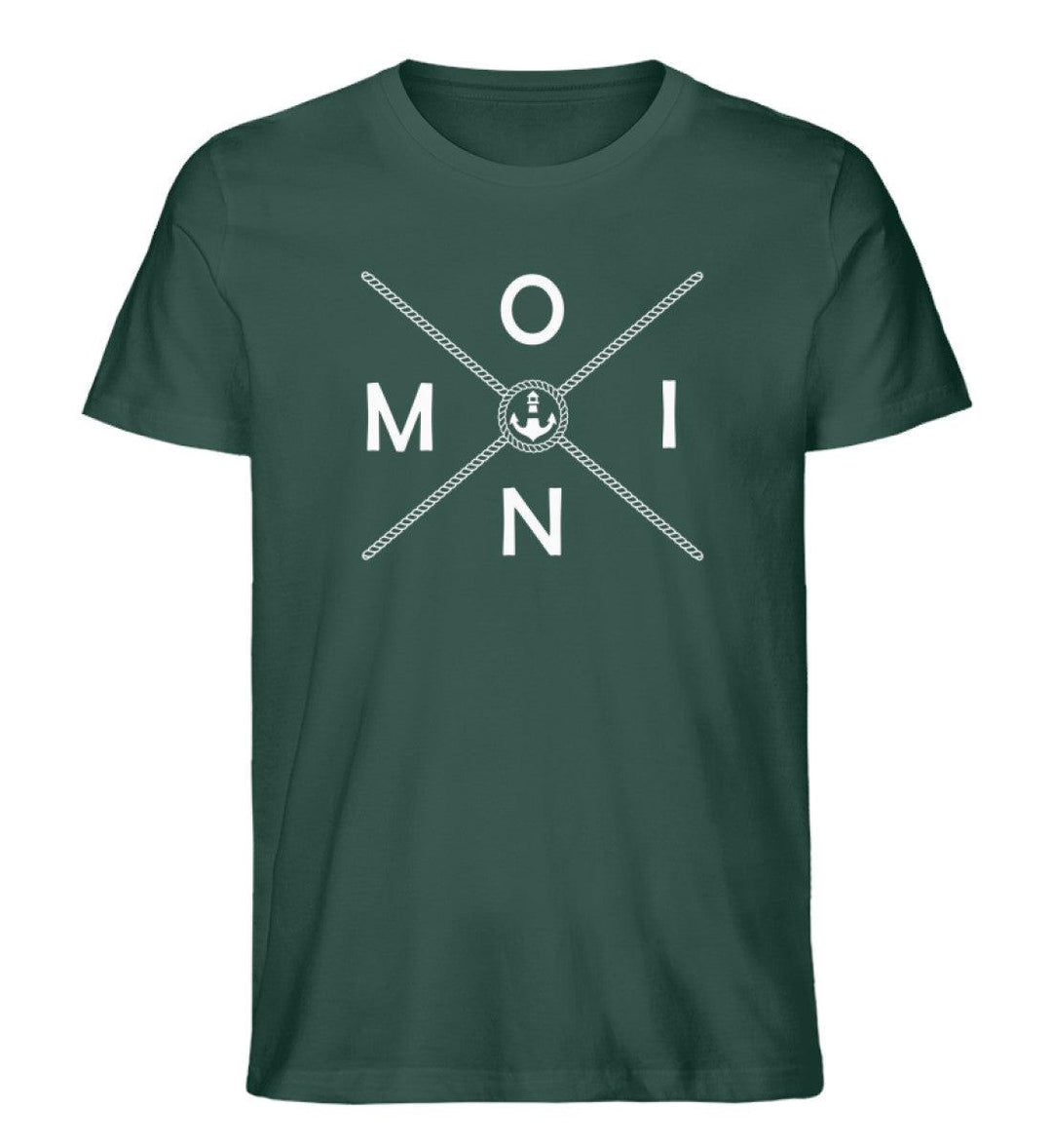 Moin X Rope · Herren Premium Bio T-Shirt-Herren Premium Bio T-Shirt-Glazed Green-S-Mooinzen