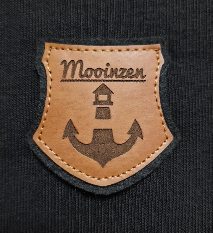 Moin X Schwarz/Stargazer (Stick) · Unisex Bio Schalkragen Hoodie-Unisex Bio Schalkragen Hoodie-Mooinzen