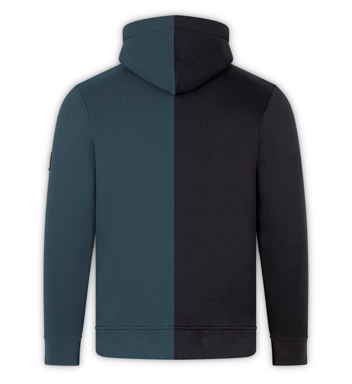 Moin X Schwarz/Stargazer (Stick) · Unisex Bio Schalkragen Hoodie-Unisex Bio Schalkragen Hoodie-Mooinzen