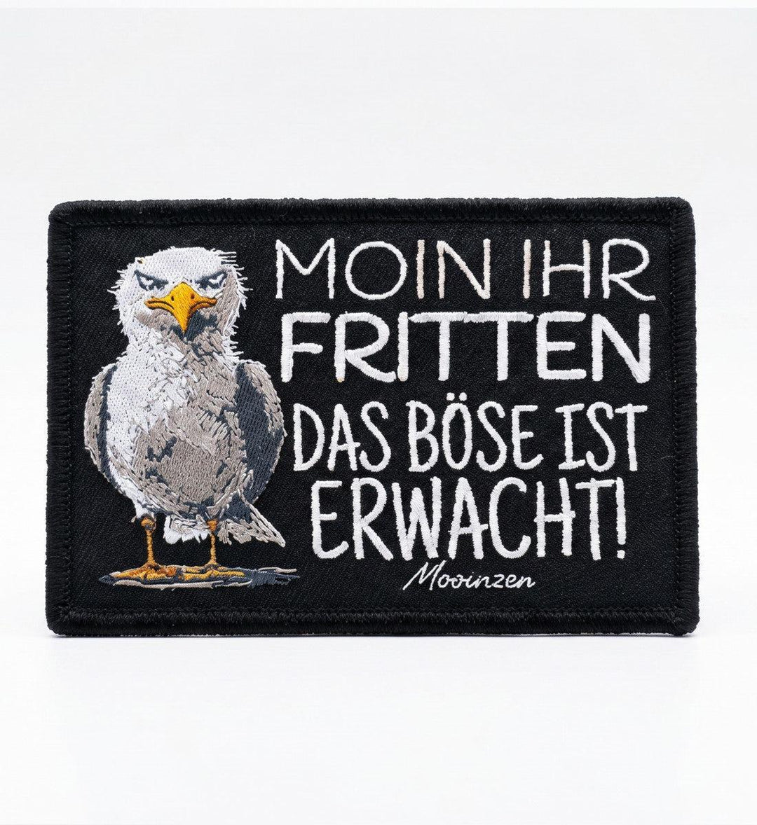 Moin ihr Fritten · Klettwattpatch V2-Klettwatt Patch-black-9x6-Mooinzen