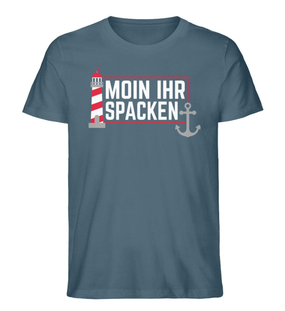 Moin ihr Spacken · Herren Premium Bio T-Shirt-Herren Premium Bio T-Shirt-Stargazer-S-Mooinzen