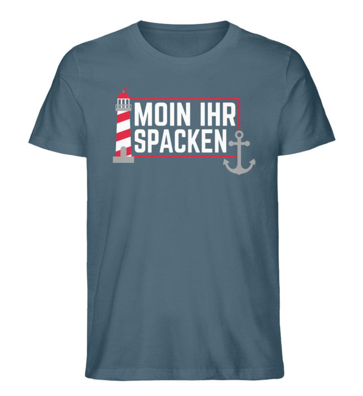 Moin ihr Spacken · Herren Premium Bio T-Shirt-Herren Premium Bio T-Shirt-Stargazer-S-Mooinzen
