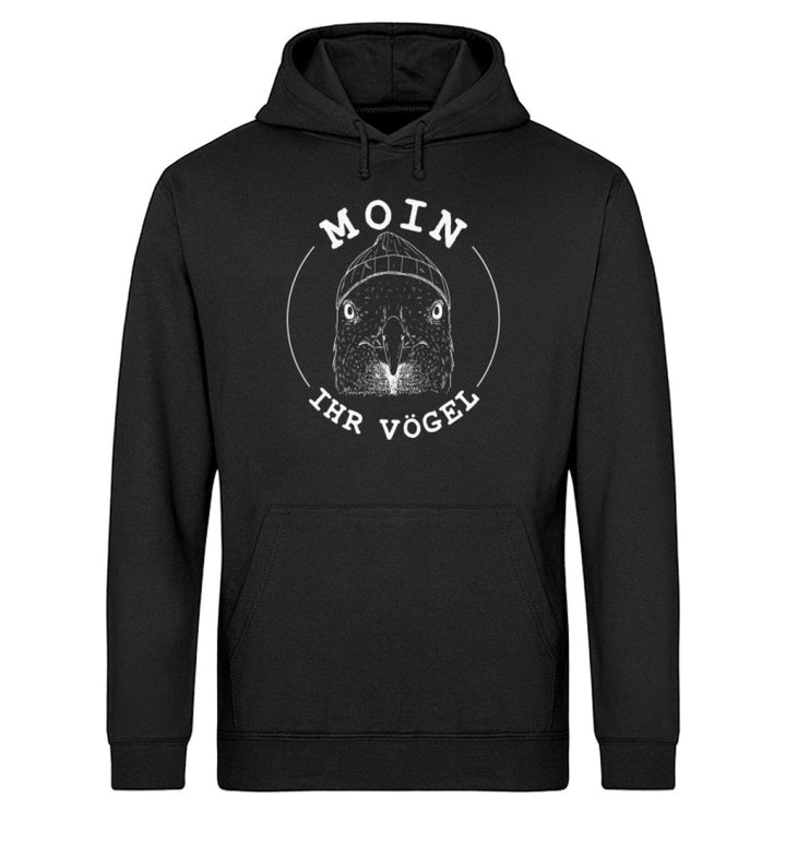 Moin ihr Vögel · Unisex Bio Hoodie-Unisex Bio Hoodie-Black-S-Mooinzen
