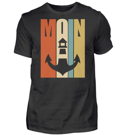 Moin retro - Herren Shirt-Herren Basic T-Shirt-Black-XS-Mooinzen