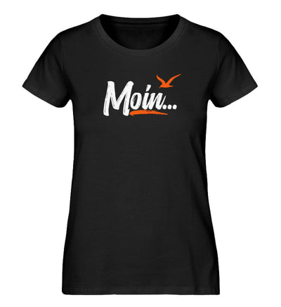 Moin.. Tschüss! · Damen Premium Bio T-Shirt-Damen Premium Bio T-Shirt-Black-S-Mooinzen