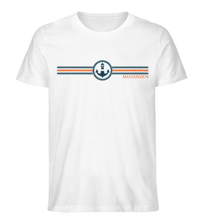 Mooinzen Blau Orange · Herren Premium Bio T-Shirt-Herren Premium Bio T-Shirt-White-XS-Mooinzen