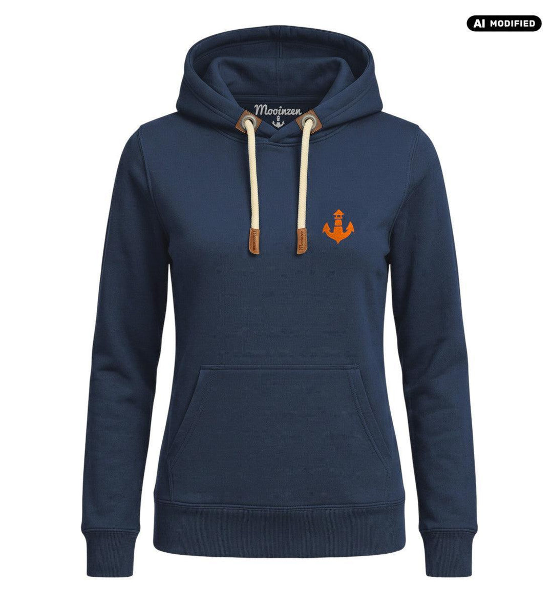 Mooinzen · Damen Bio Jogger Hoodie-Damen Bio Jogger Hoodie-dress-blue-S-Mooinzen