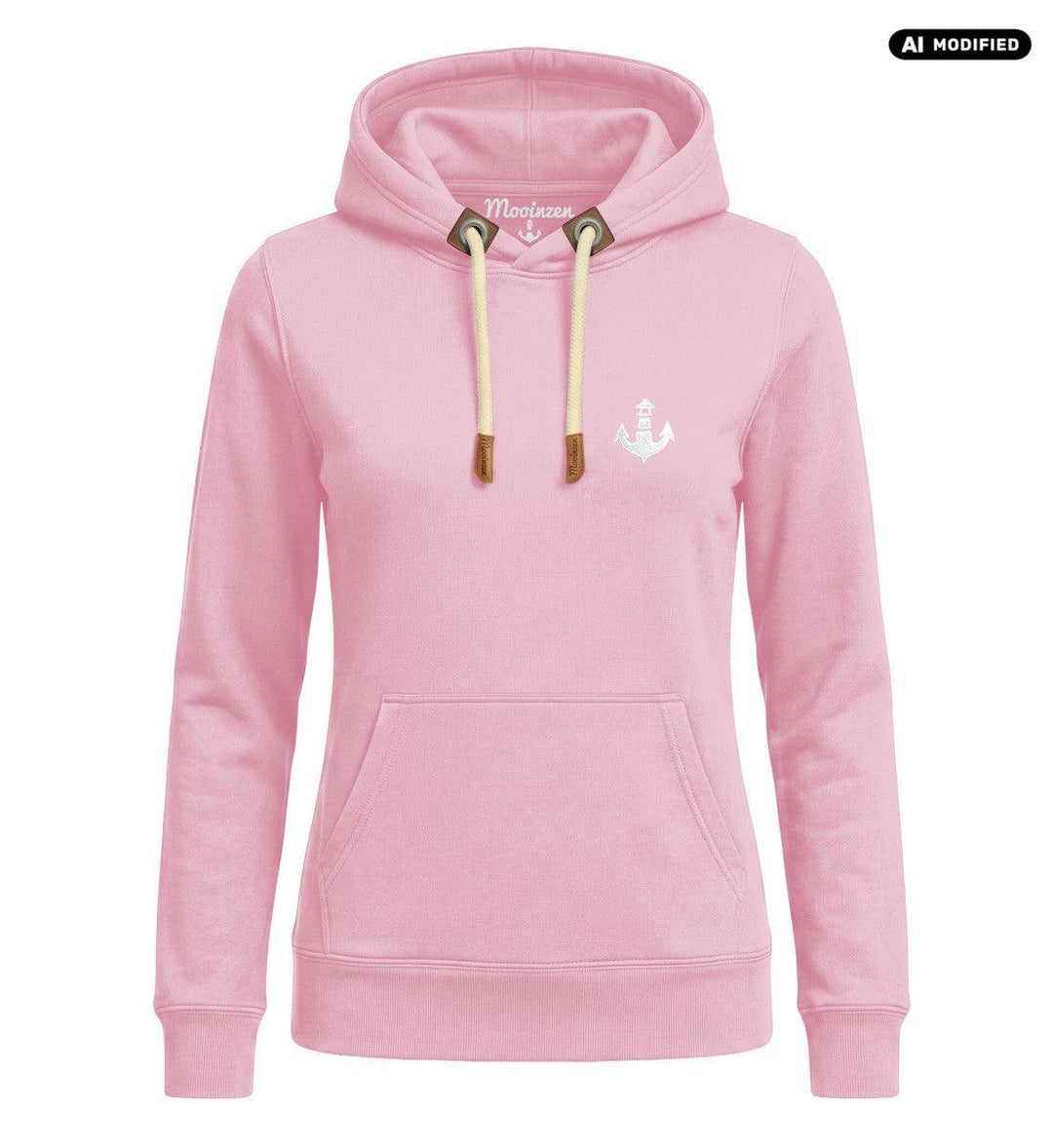 Mooinzen · Damen Bio Jogger Hoodie-Damen Bio Jogger Hoodie-parfaint-pink-S-Mooinzen
