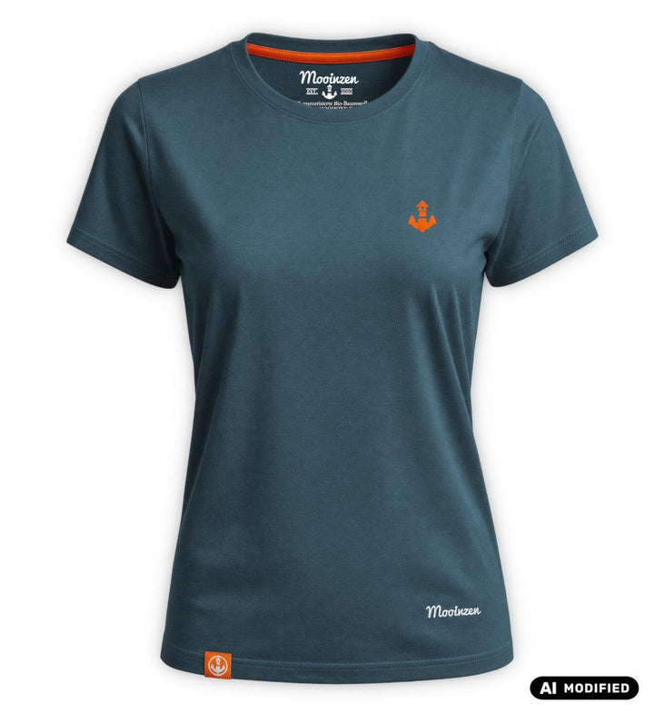 Mooinzen Logo · Damen Premium Bio T-Shirt Mercerisiert-Damen Signature Bio T-Shirt (mercerisiert)-stargazer-S-Mooinzen