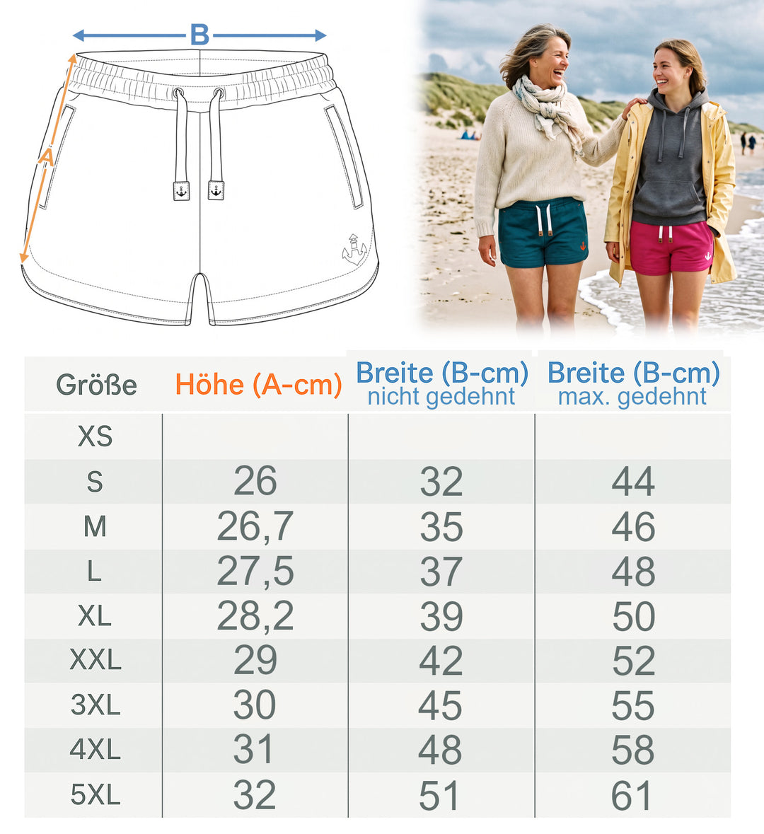 Mooinzen Logo · Damen Sommer Bio Shorts-Damen Premium Sommer Short-Mooinzen