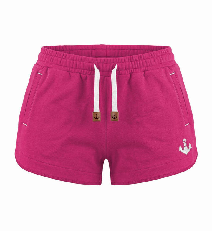 Mooinzen Logo · Damen Sommer Bio Shorts-Damen Premium Sommer Short-beetroot-purple-S-Mooinzen