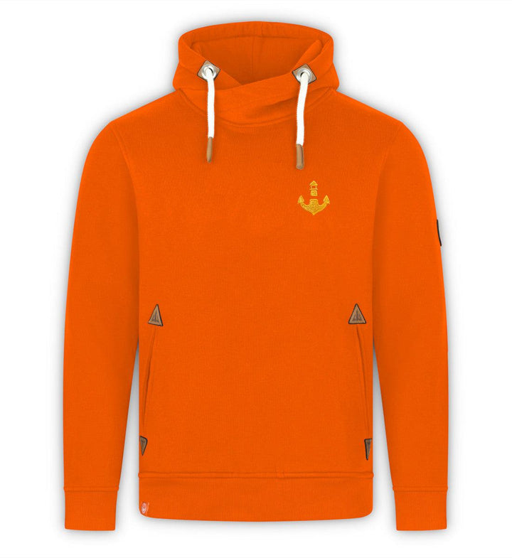 Mooinzen Stick · Unisex Bio Schalkragen Hoodie-Unisex Bio Schalkragen Hoodie-scarlet-ibis-S-Mooinzen
