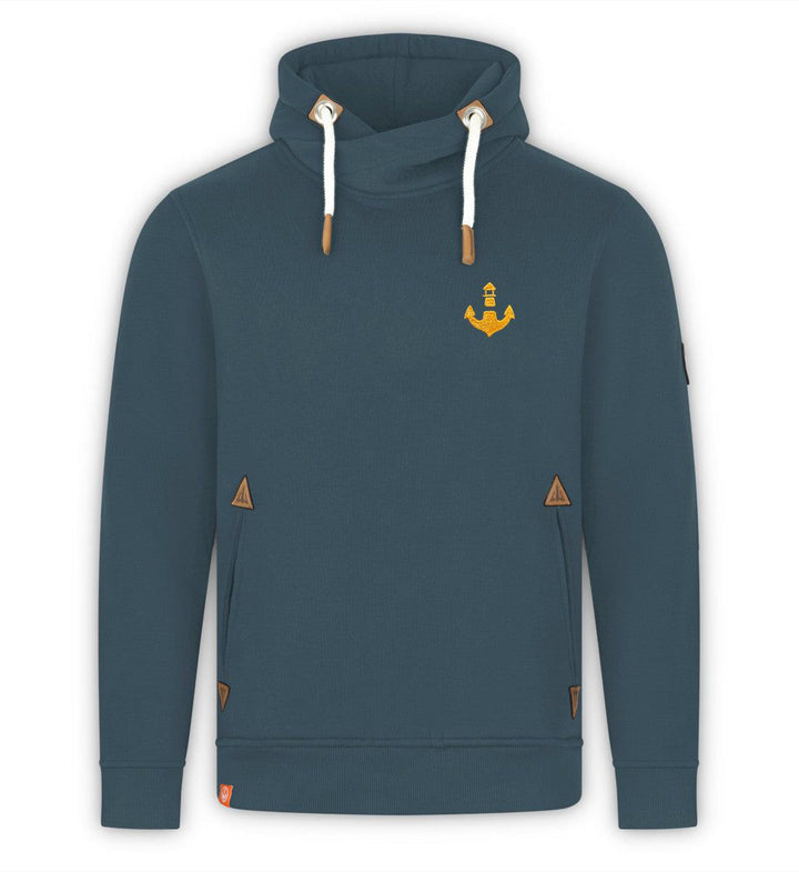 Mooinzen Stick · Unisex Bio Schalkragen Hoodie-Unisex Bio Schalkragen Hoodie-stargazer-S-Mooinzen
