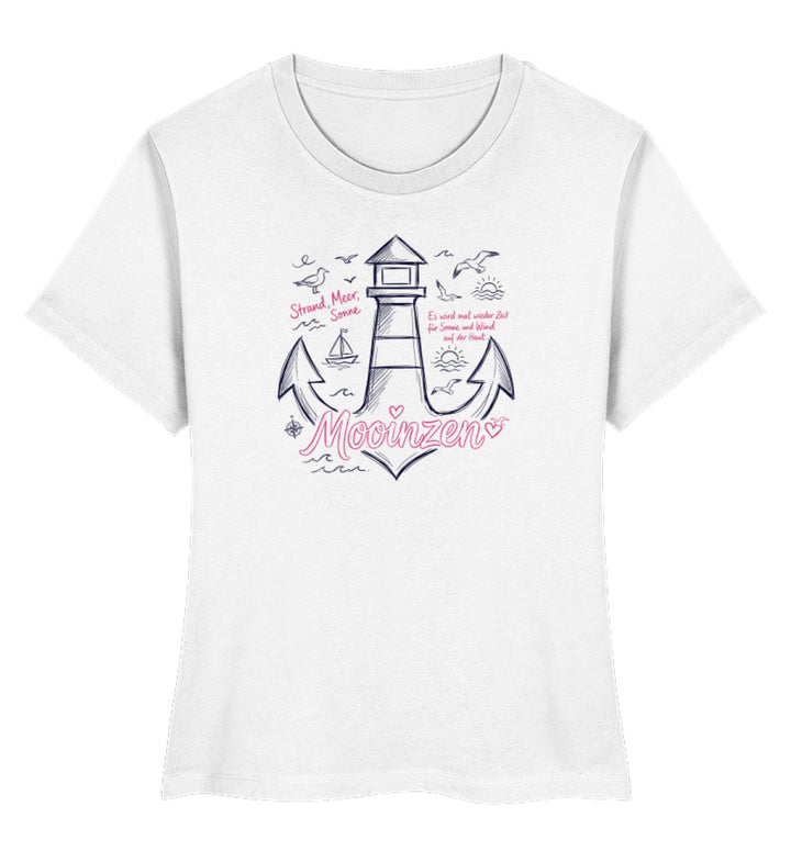 Mooinzen Strand Meer Sonne · Damen Premium Bio T-Shirt 2.0-Damen Premium Bio T-Shirt 2.0-White-XS-Mooinzen