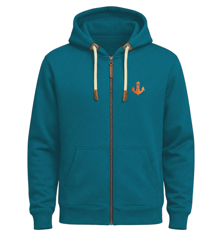 Mooinzen · Unisex Bio Jogger Zipper-Unisex Bio Jogger Zipper-ocean-depth-S-Mooinzen