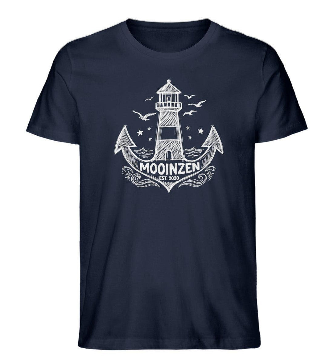 Mooinzen day&night · Herren Premium Bio T-Shirt-Herren Premium Bio T-Shirt-French Navy-XS-Mooinzen
