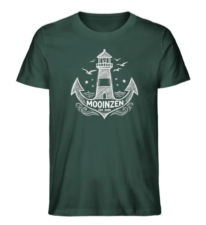 Mooinzen day&night · Herren Premium Bio T-Shirt-Herren Premium Bio T-Shirt-Glazed Green-XS-Mooinzen