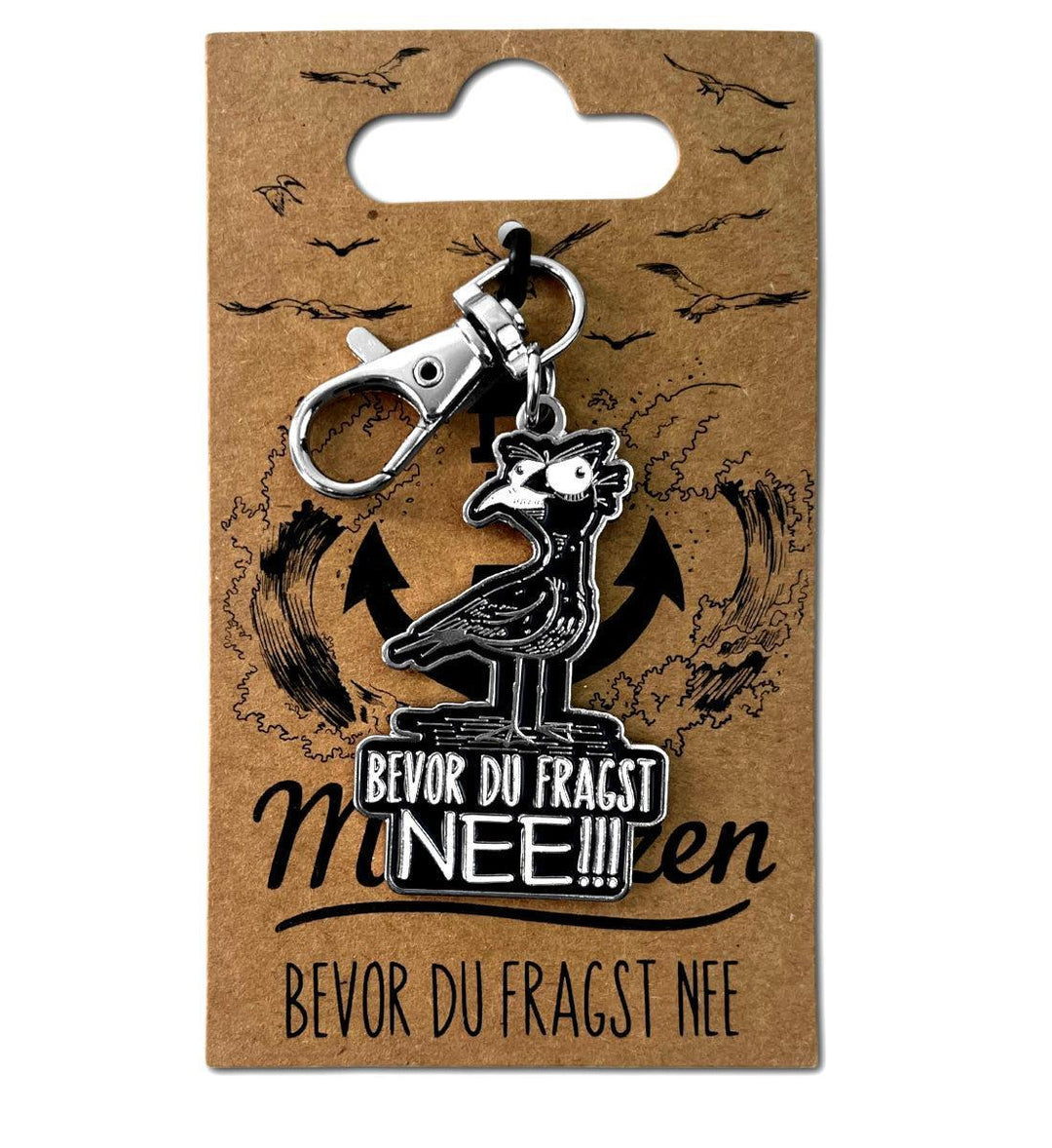 Möwe Nee · Emaille Anhänger-Emaille Anhänger-Mooinzen