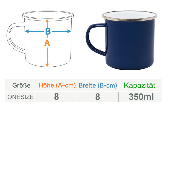 Möwe Nee · Emaille Tasse-Emaille Tasse-Mooinzen