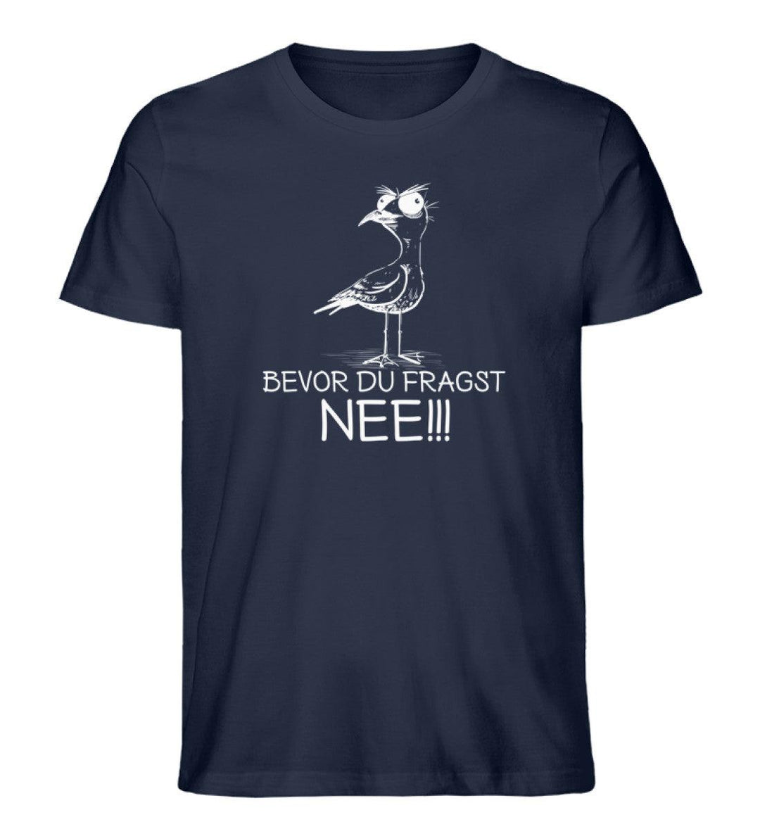 Möwe Nee · Herren Premium Bio T-Shirt-Herren Premium Bio T-Shirt-French Navy-XS-Mooinzen
