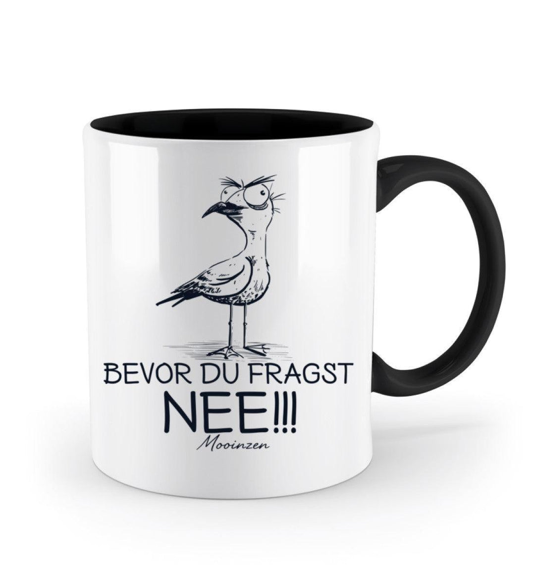 Möwe Nee · Keramiktasse Zweifarbig-Keramik Tasse Zweifarbig-Mooinzen