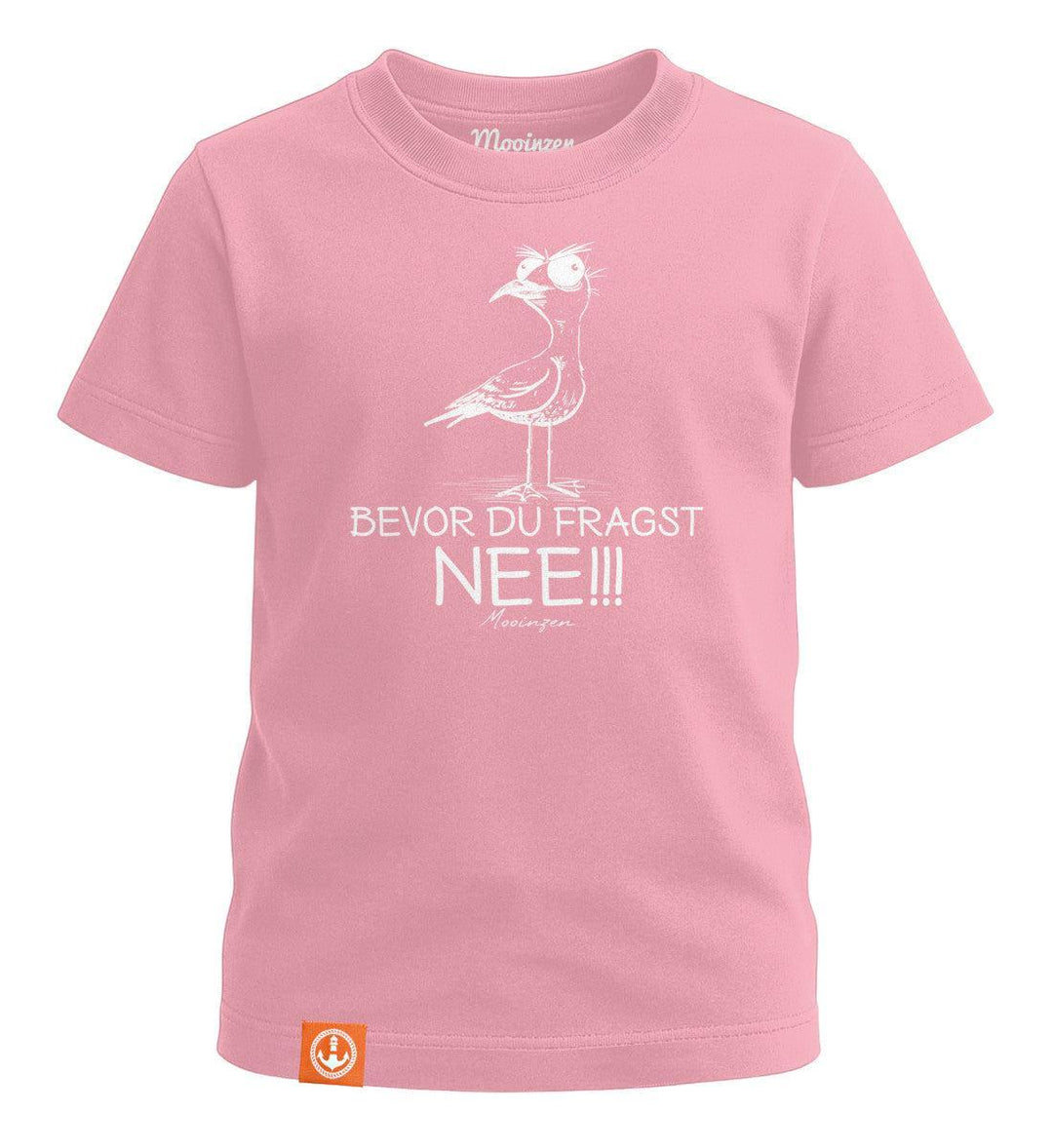 Möwe Nee · Kinder Premium Signature Bio T-Shirt-Kinder Premium Bio T-Shirt (Eigenproduktion)-Cotton Pink-98/104-Mooinzen
