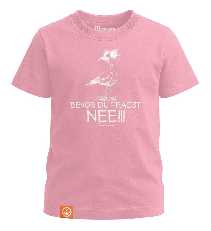Möwe Nee · Kinder Premium Signature Bio T-Shirt-Kinder Premium Bio T-Shirt (Eigenproduktion)-Cotton Pink-98/104-Mooinzen