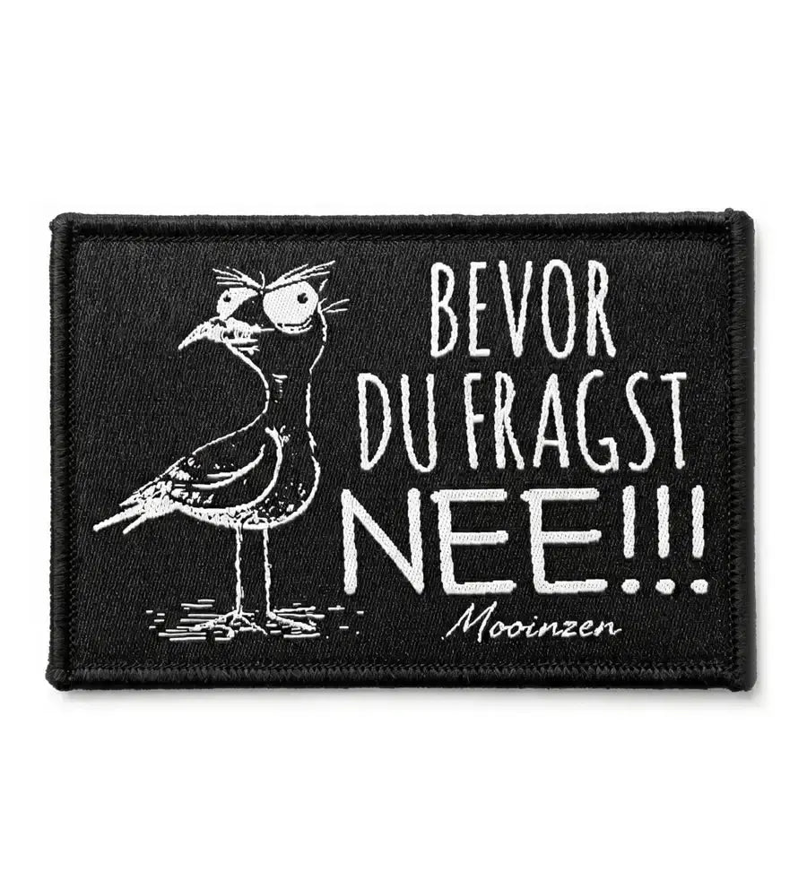Möwe Nee · Klettwattpatch V2-Klettwatt Patch-black-9x6-Mooinzen