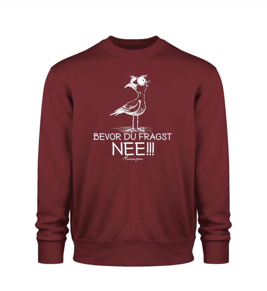 Möwe Nee · Unisex Premium Bio Sweatshirt 2.0-Unisex Premium Bio Sweatshirt 2.0-Burgundy-S-Mooinzen