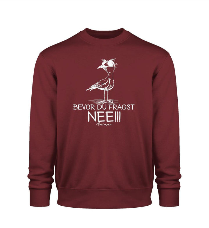 Möwe Nee · Unisex Premium Bio Sweatshirt 2.0-Unisex Premium Bio Sweatshirt 2.0-Burgundy-S-Mooinzen