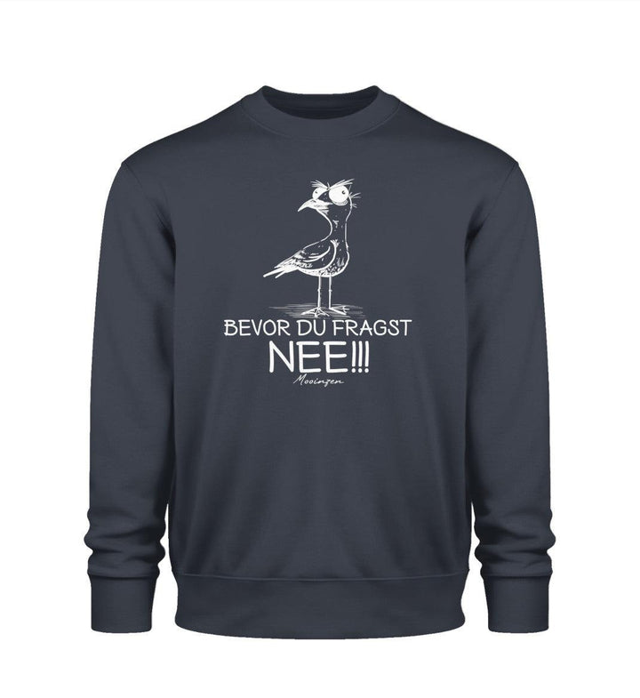 Möwe Nee · Unisex Premium Bio Sweatshirt 2.0-Unisex Premium Bio Sweatshirt 2.0-India Ink Grey-XS-Mooinzen