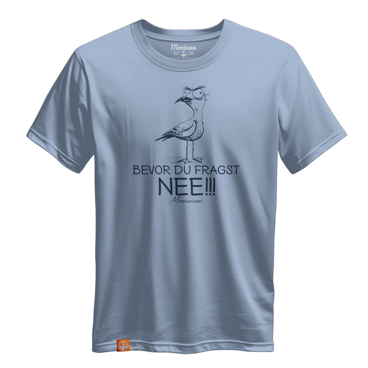 Möwe Nee · Unisex Premium Bio T-Shirt-Unisex Premium Bio T-Shirt-cashmere-blue-S-Mooinzen