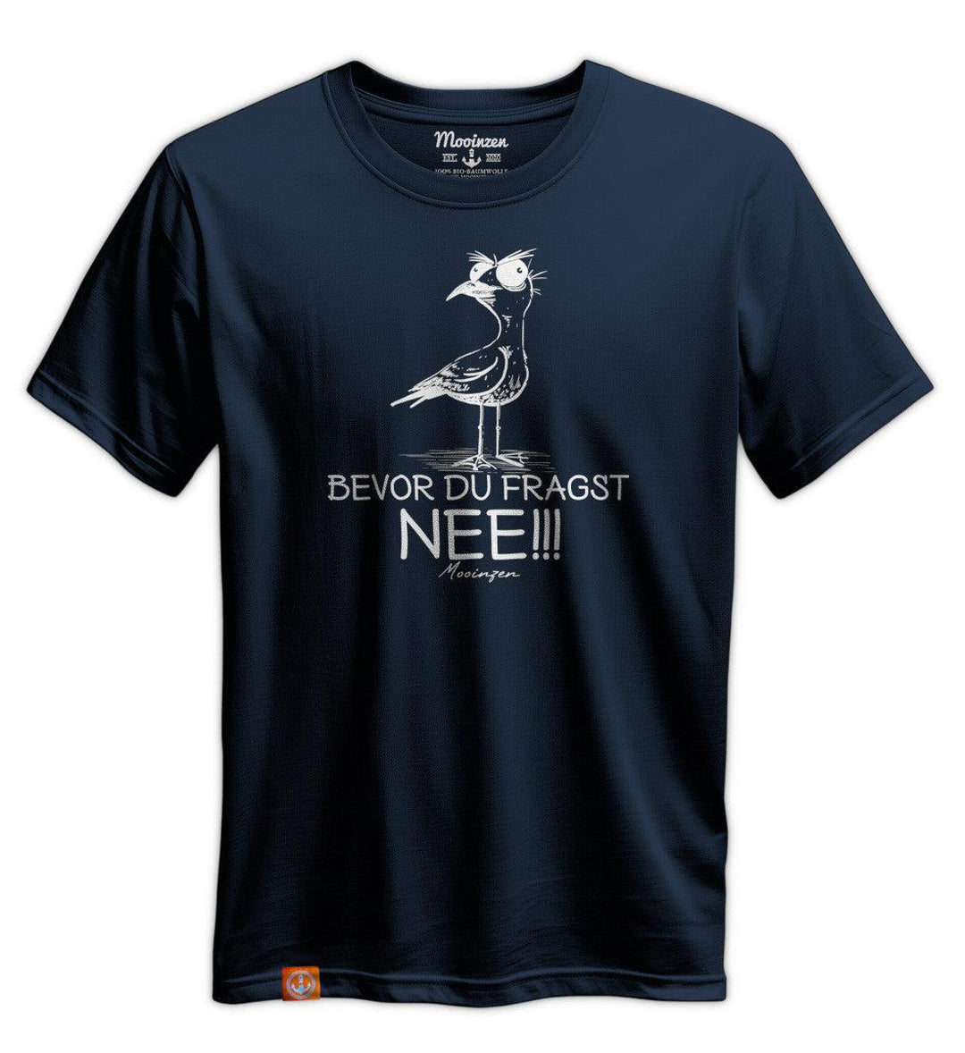 Möwe Nee · Unisex Premium Bio T-Shirt-Unisex Premium Bio T-Shirt-dress-blue-S-Mooinzen
