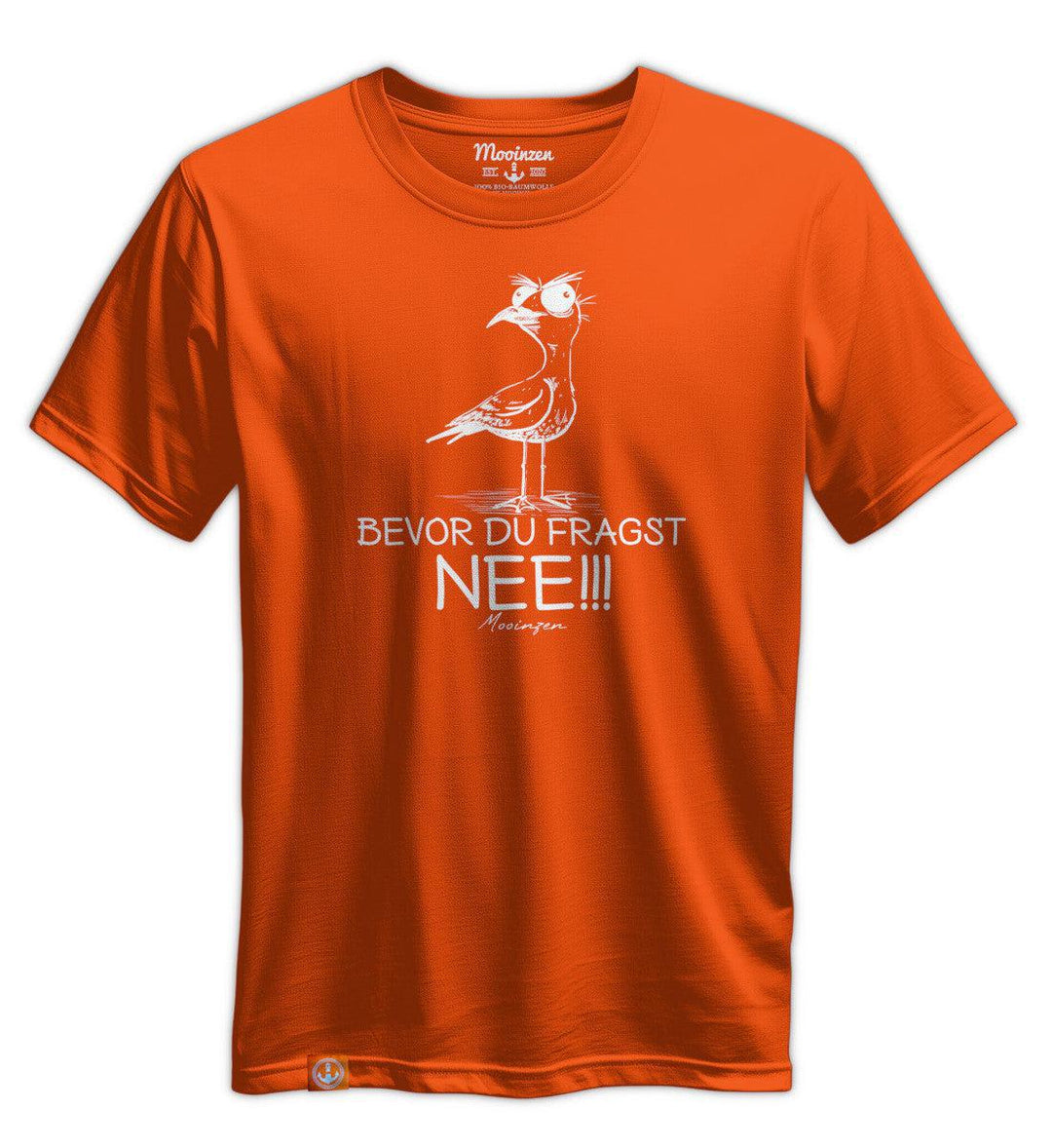 Möwe Nee · Unisex Premium Bio T-Shirt-Unisex Premium Bio T-Shirt-scarlet-ibis-S-Mooinzen