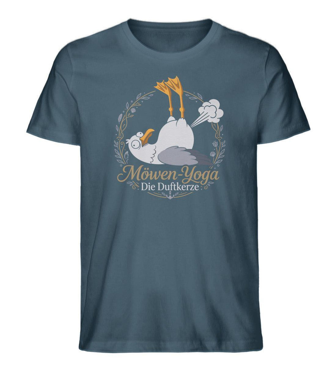 Möwen-Yoga Duftkerze · Herren Premium Bio T-Shirt-Herren Premium Bio T-Shirt-Stargazer-XS-Mooinzen