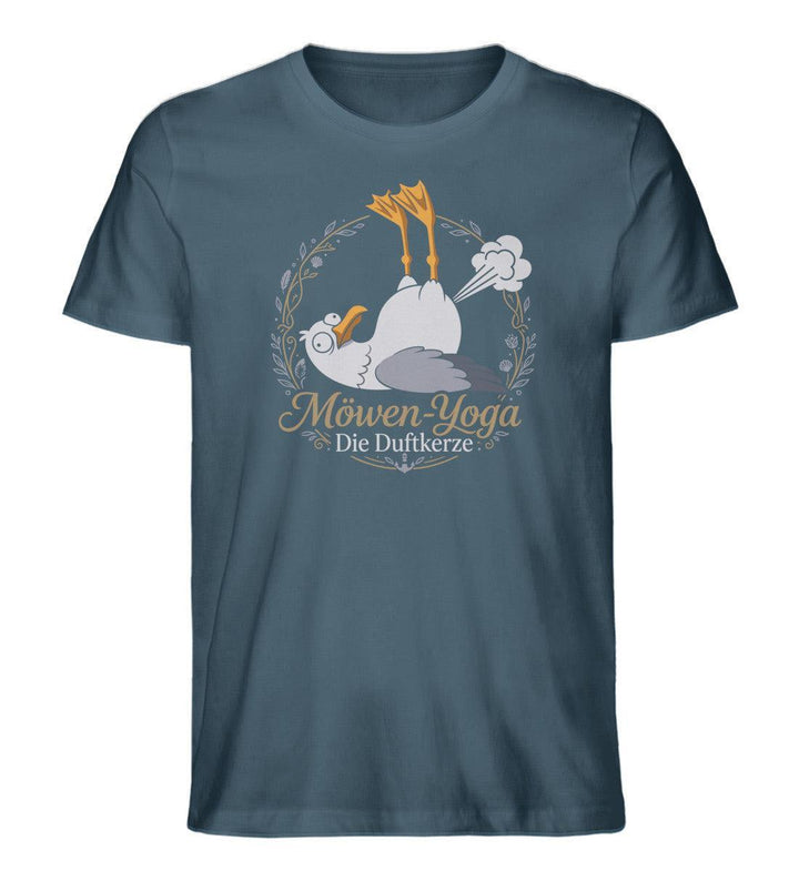 Möwen-Yoga Duftkerze · Herren Premium Bio T-Shirt-Herren Premium Bio T-Shirt-Stargazer-XS-Mooinzen
