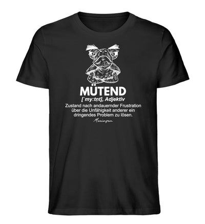 Mütend Lexikon · Herren Premium Bio T-Shirt-Herren Premium Bio T-Shirt-Black-XS-Mooinzen