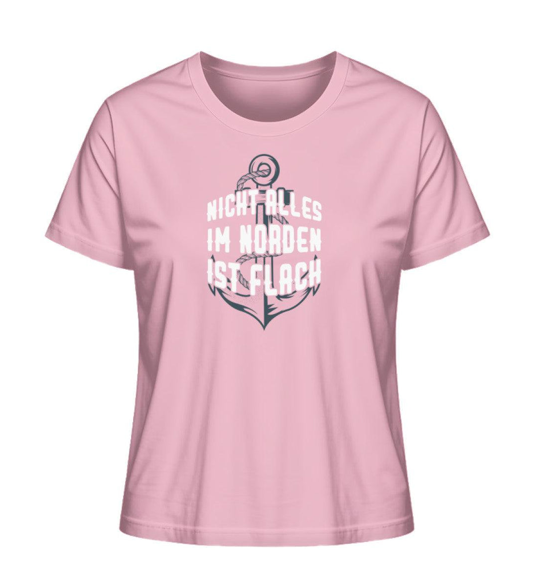 Nicht alles im Norden ist flach! · Damen Premium Bio T-Shirt 2.0-Damen Premium Bio T-Shirt 2.0-Cotton Pink-XS-Mooinzen